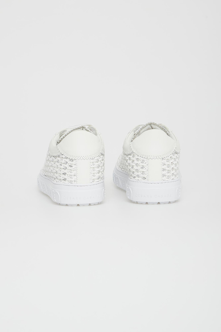 Sneakersy damskie skórzane CESARE CASADEI