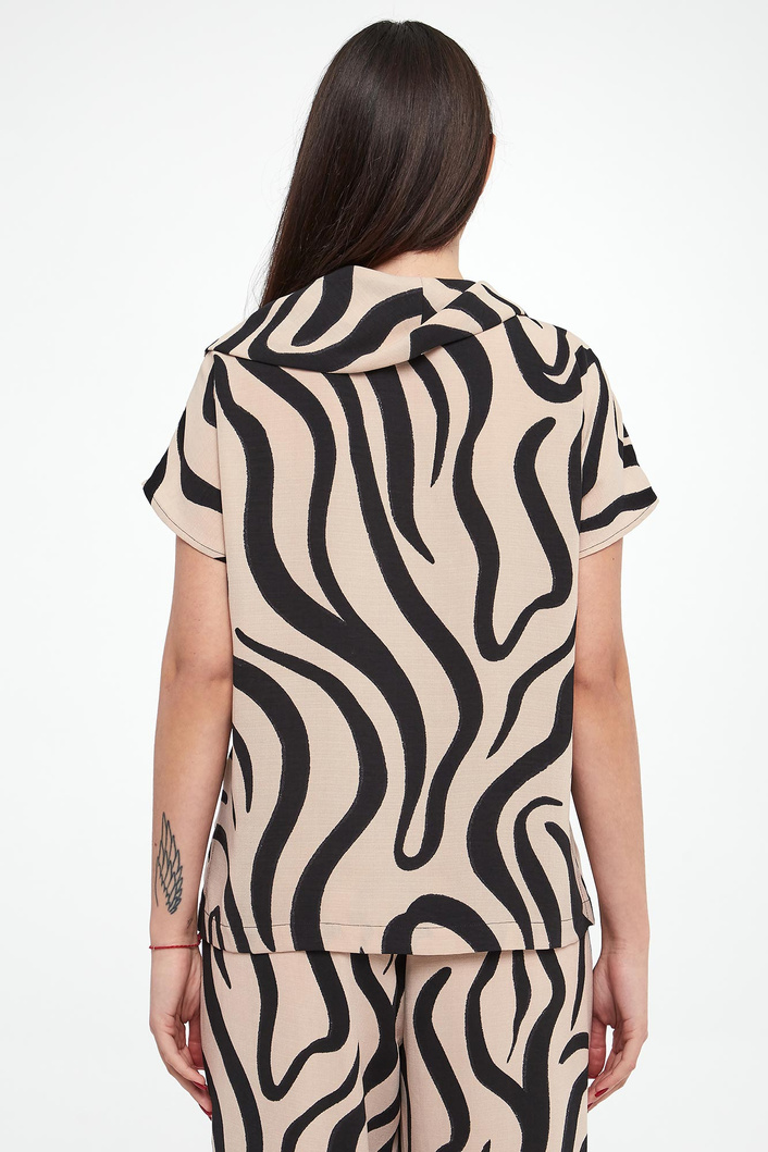 Bluzka damska we wzór JOSEPH RIBKOFF