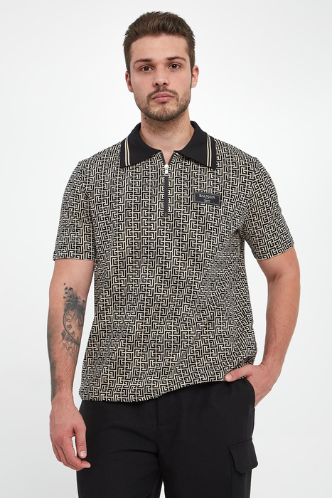 Polo męskie w monogram BALMAIN