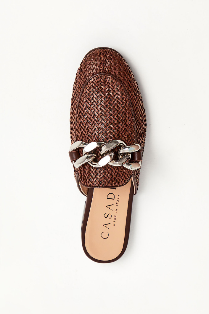 Klapki skórzane CASADEI