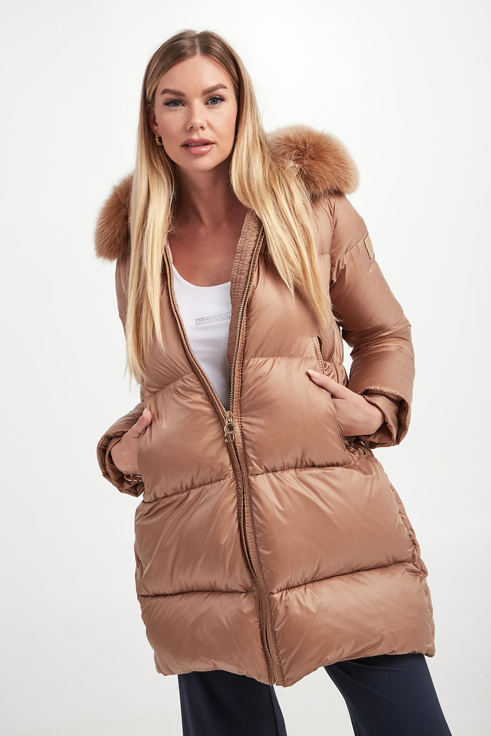 Płaszcz damski puchowy CESARE CASADEI