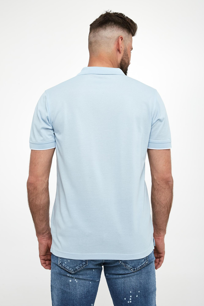 Polo męskie z logo KARL LAGERFELD