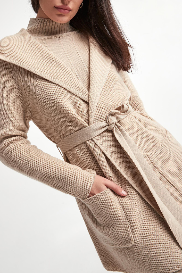 Kardigan damski wełniany Nava MAX MARA LEISURE