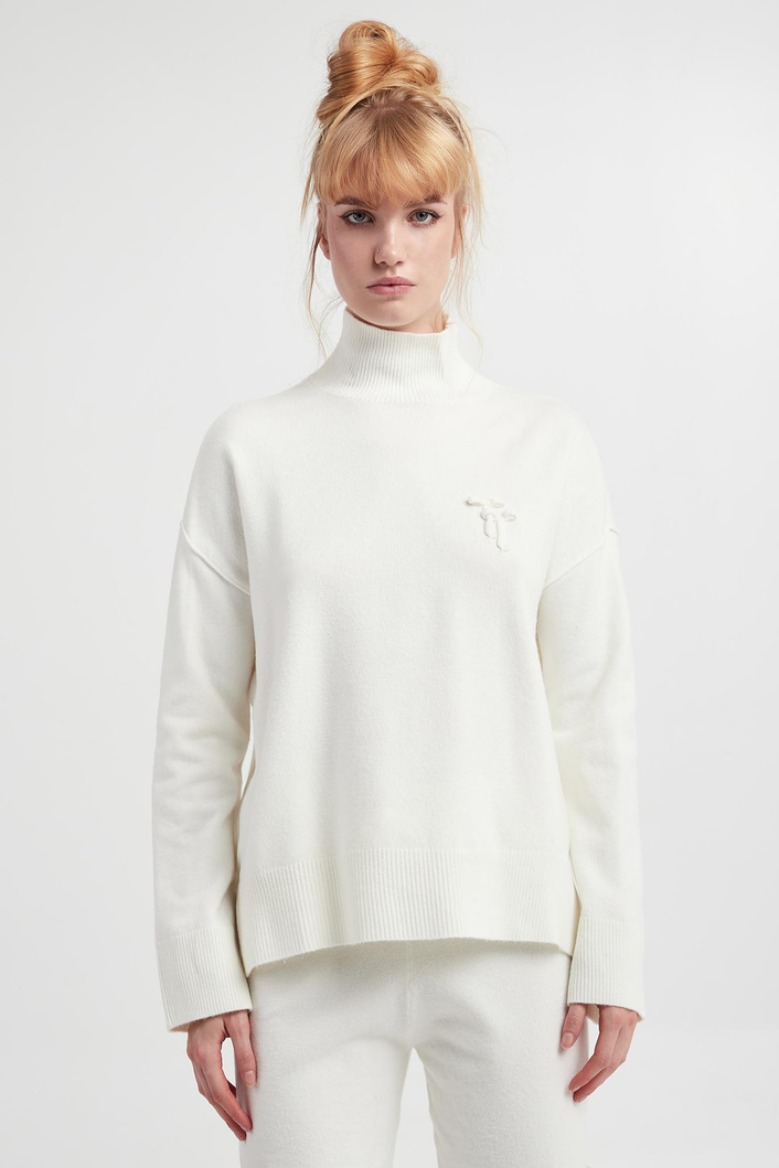Sweter damski z golfem TWINSET U&B
