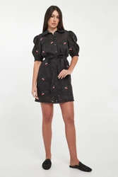 Sukienka mini w wiśnie TWINSET