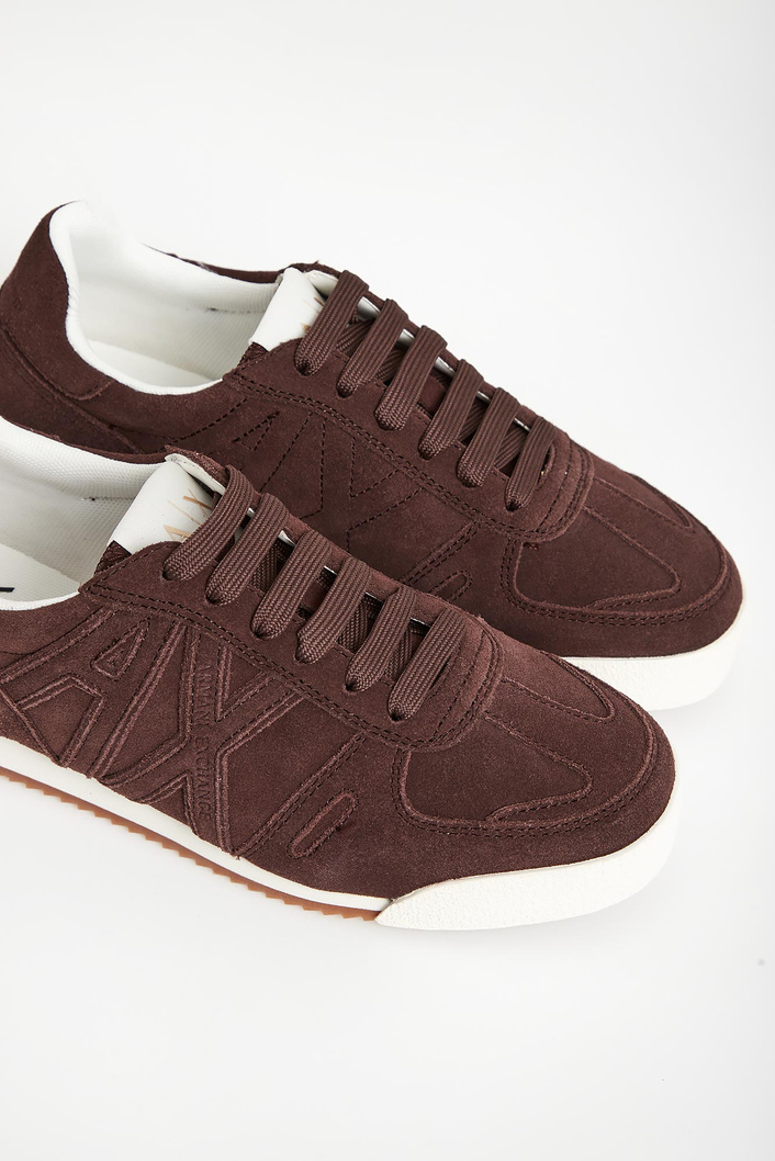 Sneakersy damskie skórzane ARMANI EXCHANGE