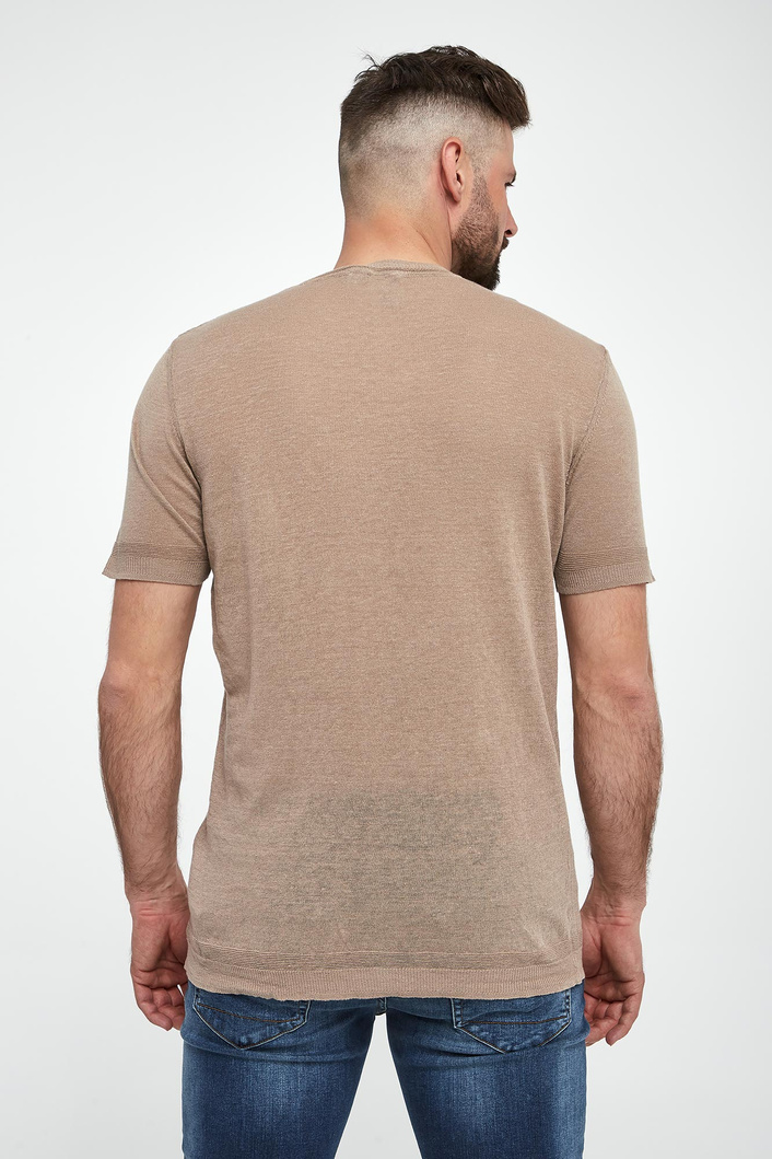 T-shirt męski lniany LIU JO