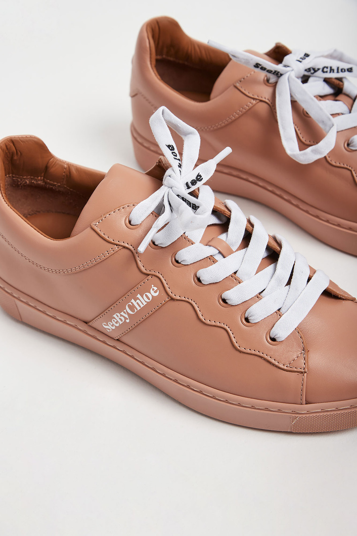 Sneakersy skórzane SEE BY CHLOÉ