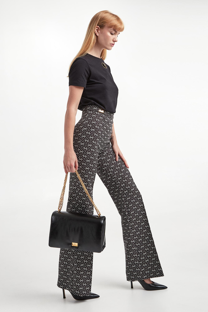Spodnie damskie z logo ELISABETTA FRANCHI