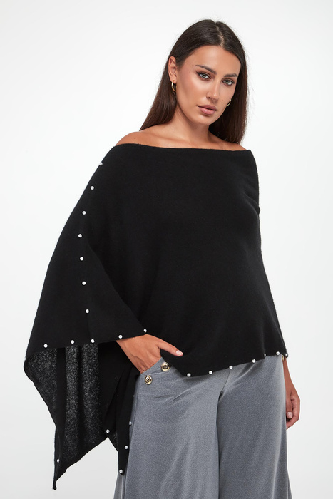 Ponczo damskie kaszmirowe JOSEPH RIBKOFF