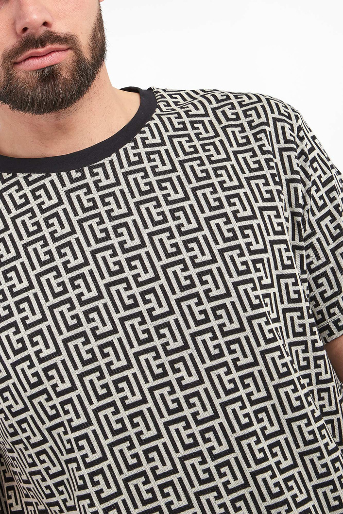 T-shirt męski z logo BALMAIN