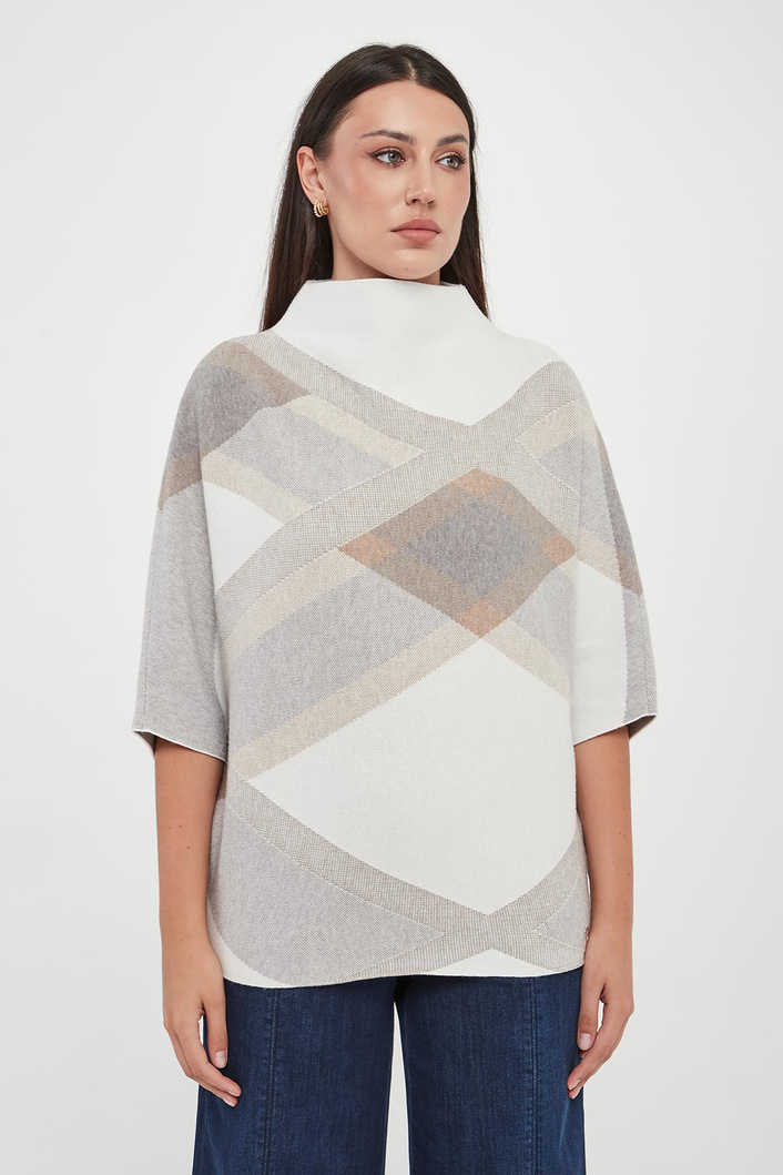 Sweter damski z półgolfem JOSEPH RIBKOFF