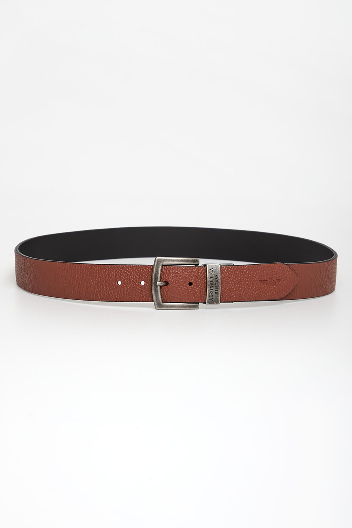 Pasek męski skórzany dwustronny AERONAUTICA MILITARE