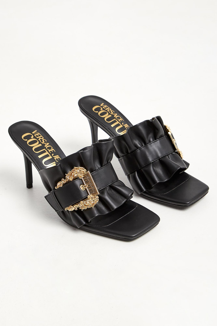Klapki na szpilce VERSACE JEANS COUTURE