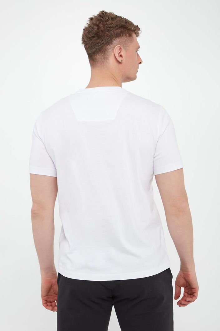 T-shirt męski z logo AERONAUTICA MILITARE