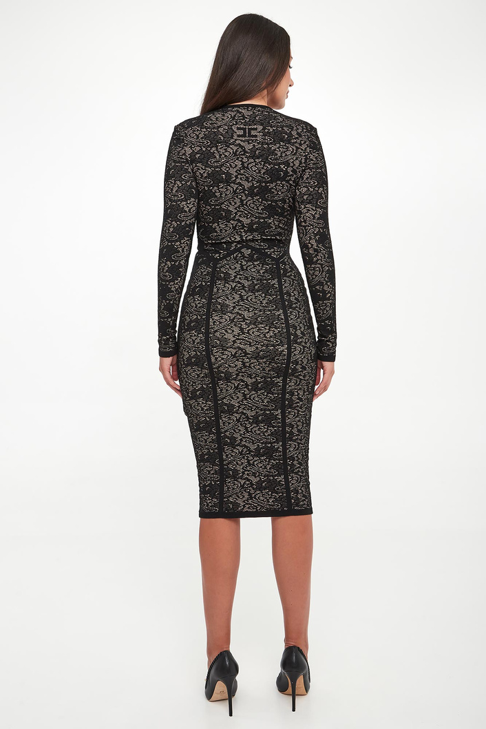 Sukienka ażurowa midi ELISABETTA FRANCHI