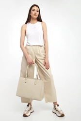 Top damski z lnem ARMANI EXCHANGE