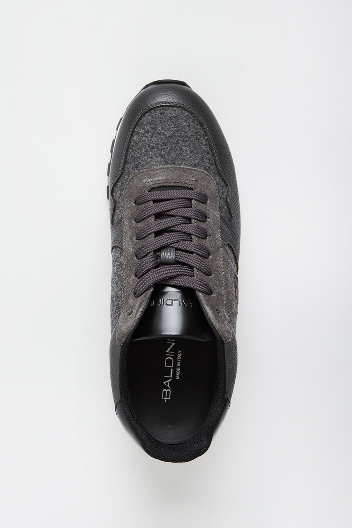 Sneakersy męskie ze skóry cielęcej nappa BALDININI