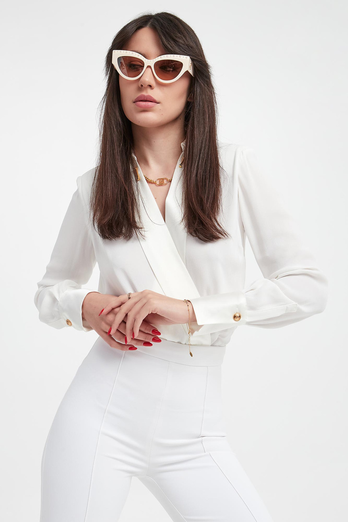 Kombinezon damski z krepy ELISABETTA FRANCHI