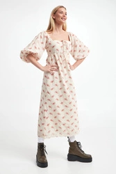 Sukienka w kwiaty NOTES DU NORD