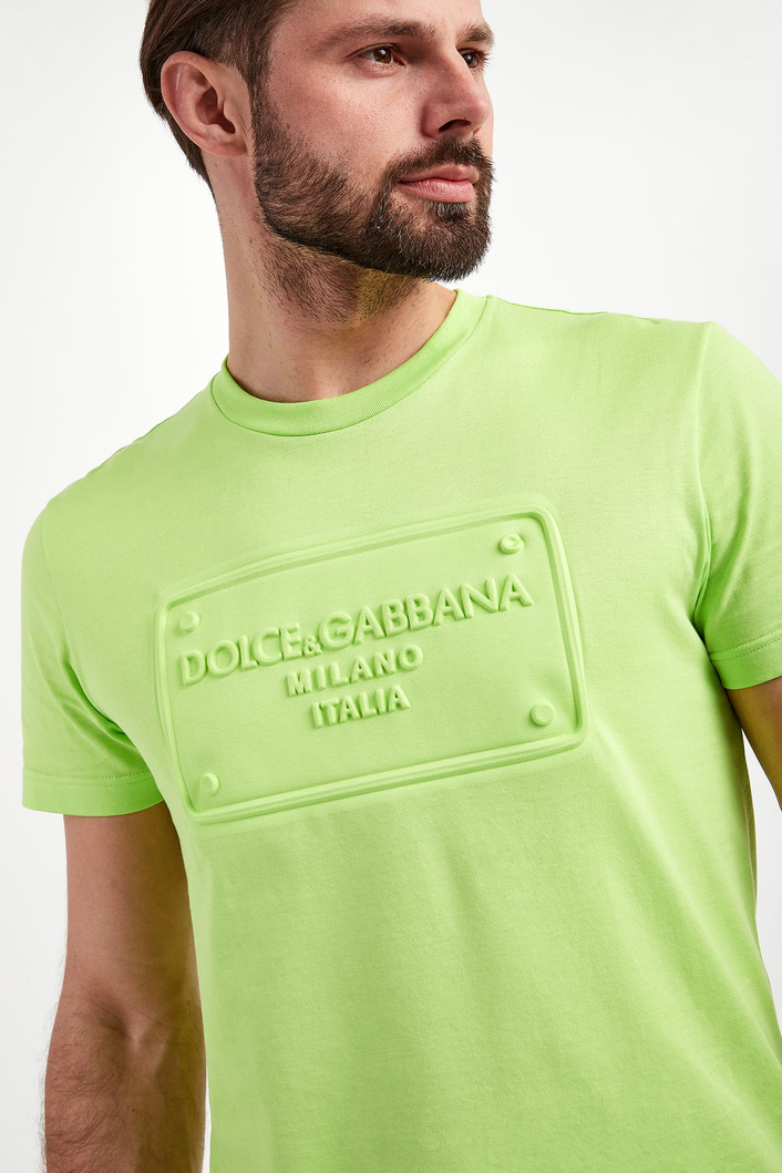 T-shirt męski z logo DOLCE & GABBANA