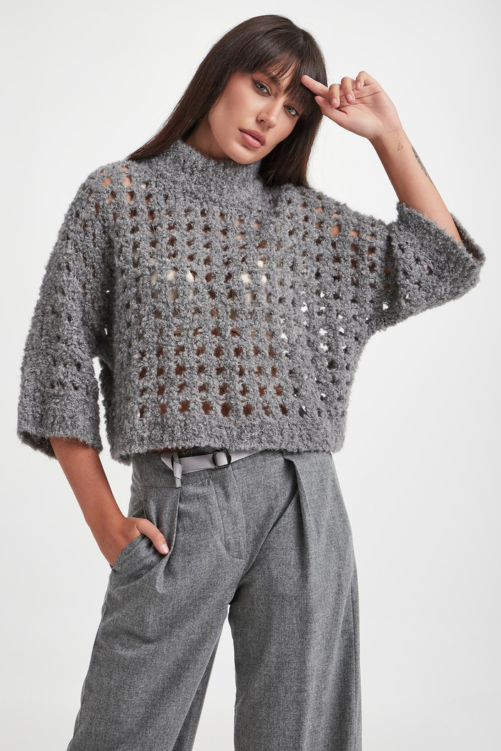 Sweter damski z angory PESERICO