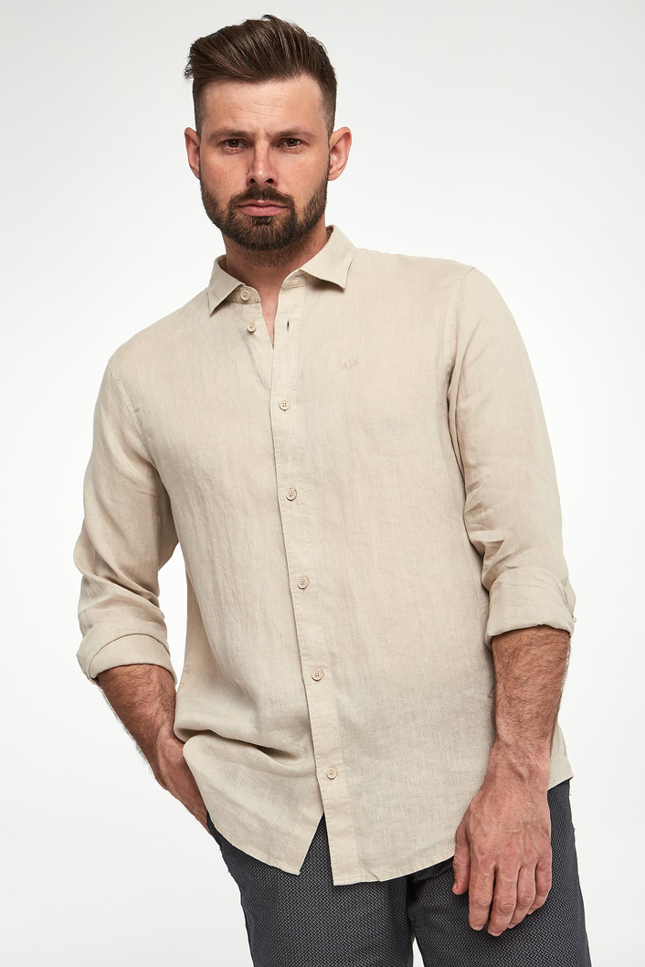 Koszula męska lniana ARMANI EXCHANGE