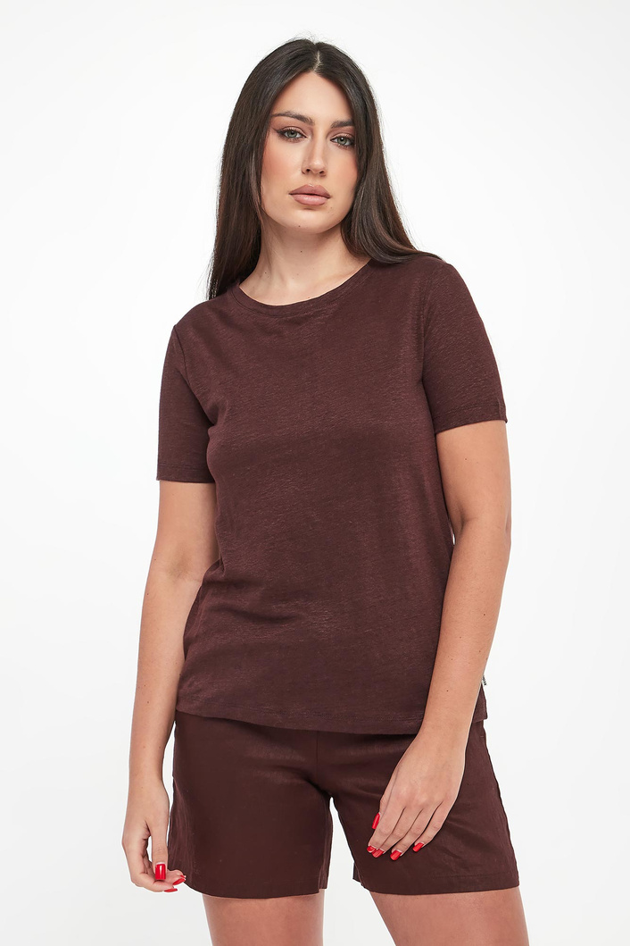 T-shirt damski lniany Lane ECOALF