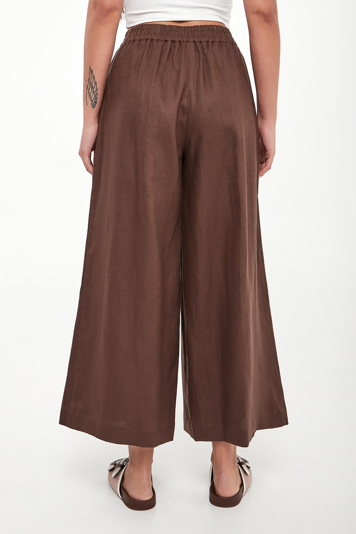 Spodnie damskie lniane Felino WEEKEND MAX MARA