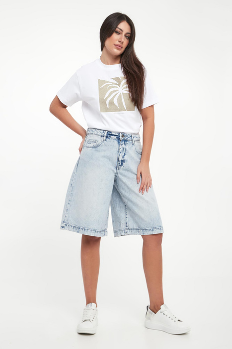 Bermudy damskie jeansowe ARMANI EXCHANGE