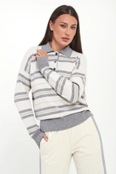 Sweter damski wełniany polo PESERICO