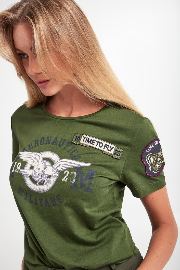 T-shirt damski AERONAUTICA MILITARE