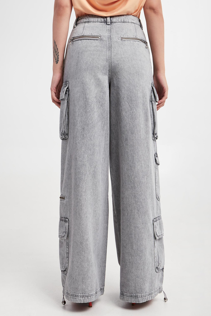 Jeansy damskie cargo PATRIZIA PEPE