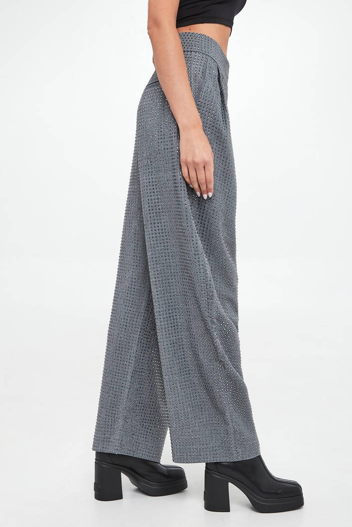 Spodnie damskie z kryształkami Patre PINKO