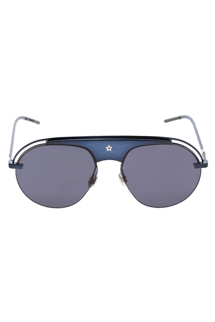 Granatowe okulary damskie Dior