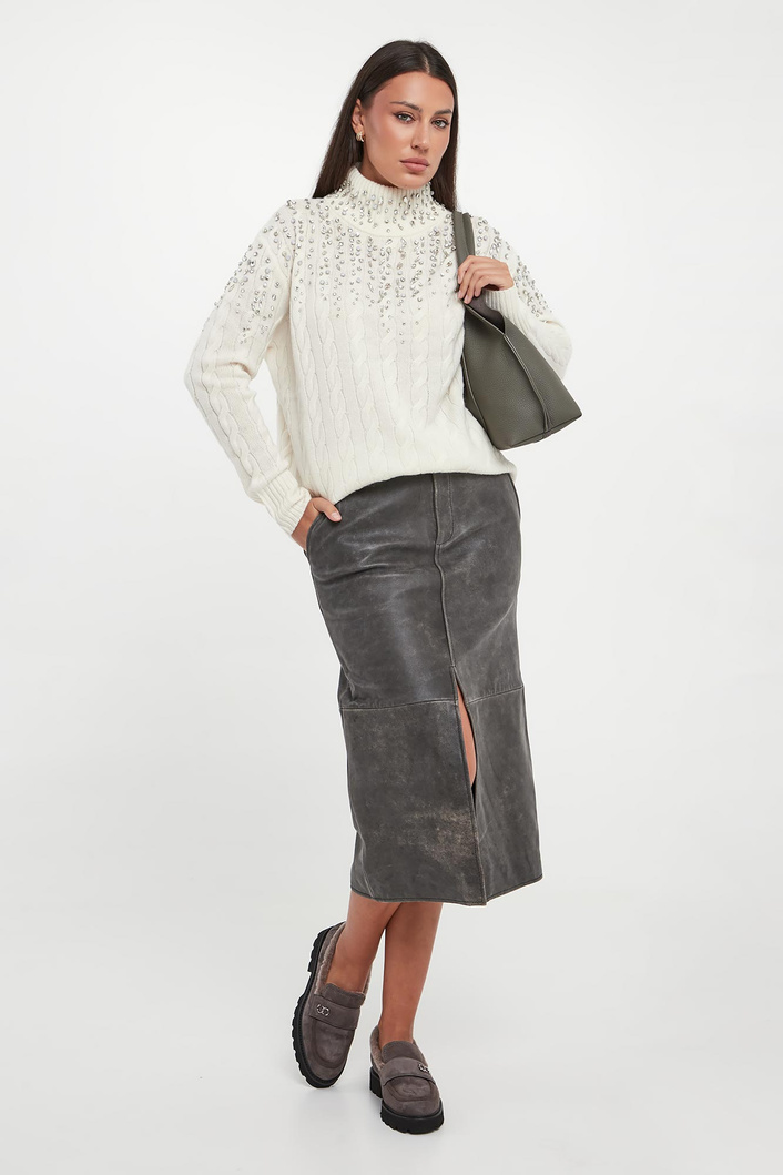 Sweter damski z kaszmirem ERMANNO FIRENZE
