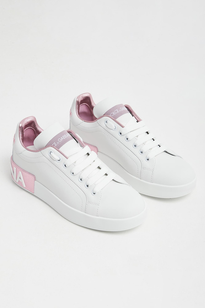 Sneakersy damskie skórzane Portofino Vintage DOLCE & GABBANA