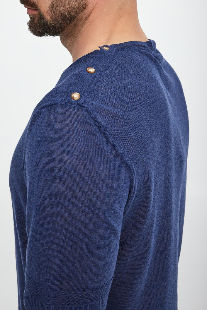 T-shirt męski lniany LIU JO