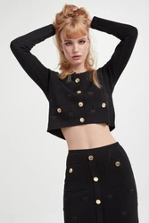 Żakiet żakardowy Orca PINKO