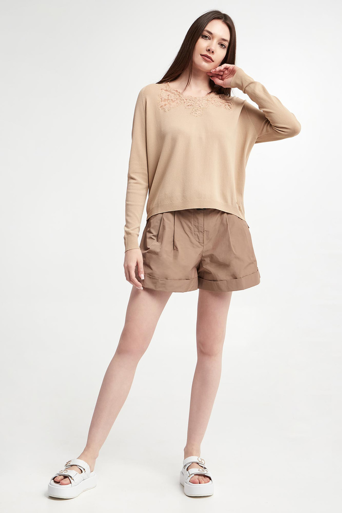 Sweter damski z koronką ERMANNO FIRENZE