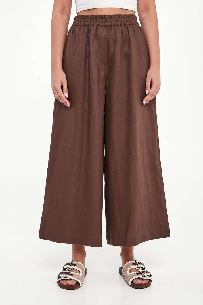 Spodnie damskie lniane Felino WEEKEND MAX MARA