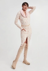 Sukienka z futerkiem BLUGIRL BLUMARINE