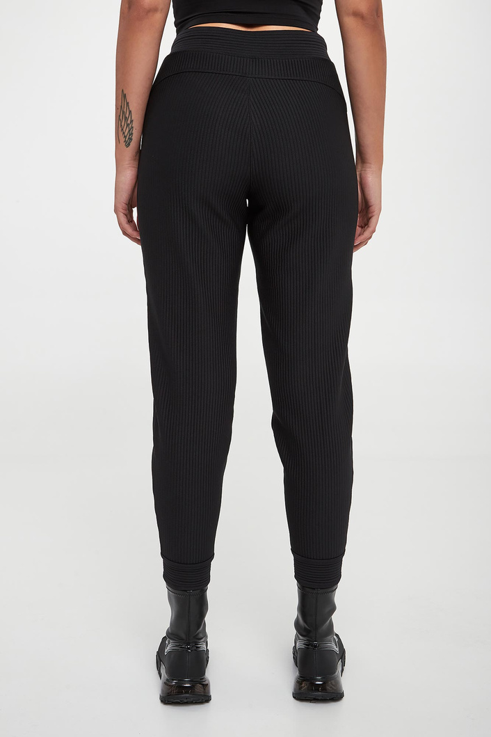 Spodnie damskie prązkowane DKNY