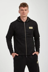 Bluza męska welurowa EA7 EMPORIO ARMANI
