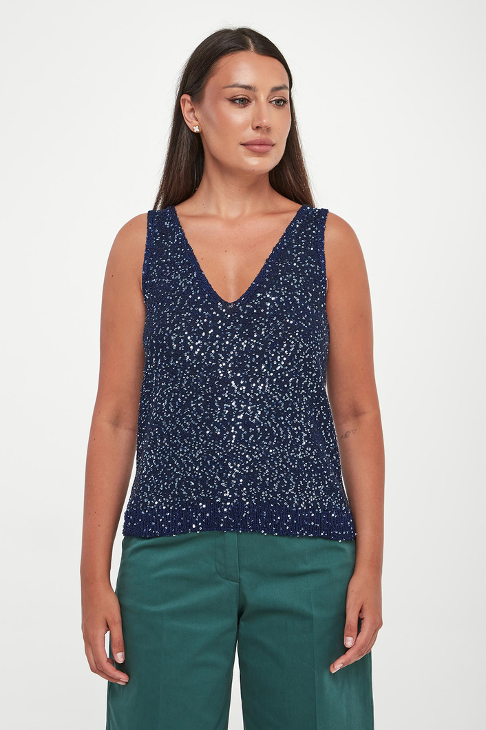 Top damski z cekinami Milord WEEKEND MAX MARA