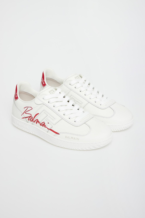 Sneakersy damskie skórzane BALMAIN