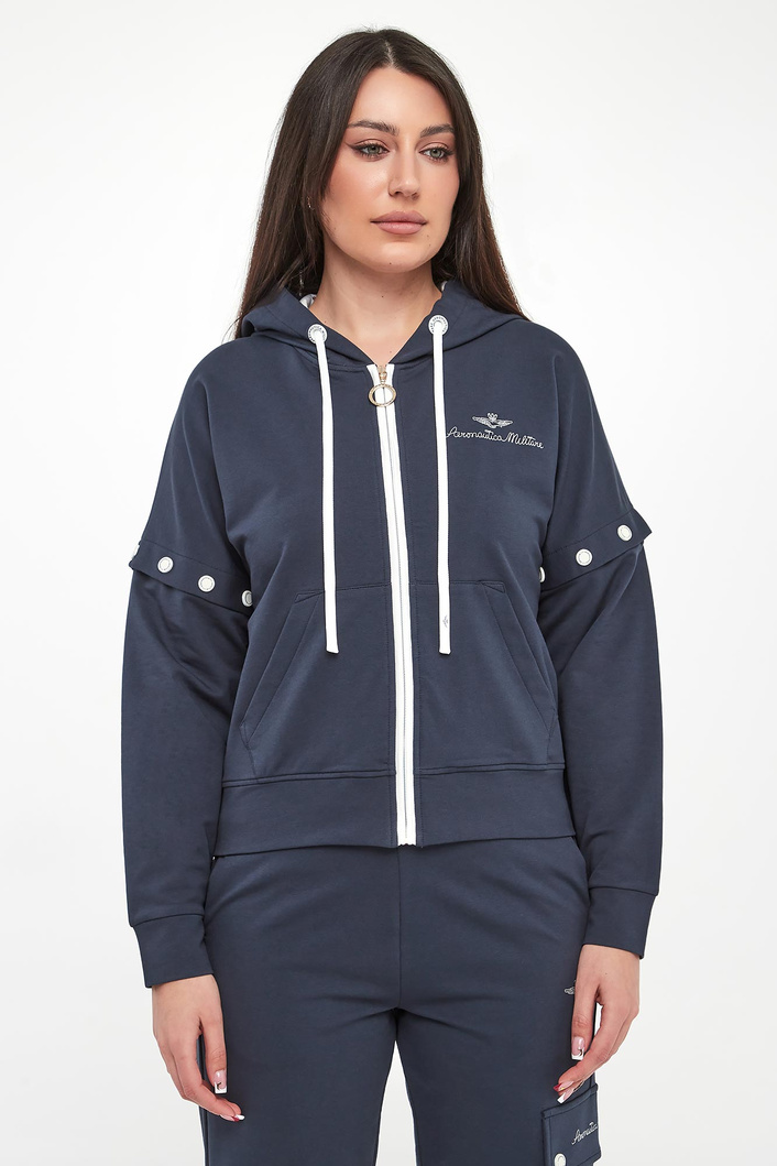 Bluza damska z odpinanymi rękawami AERONAUTICA MILITARE