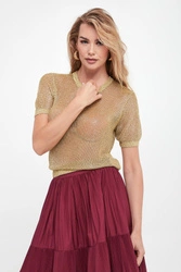 Sweter damski z siatki PATRIZIA PEPE