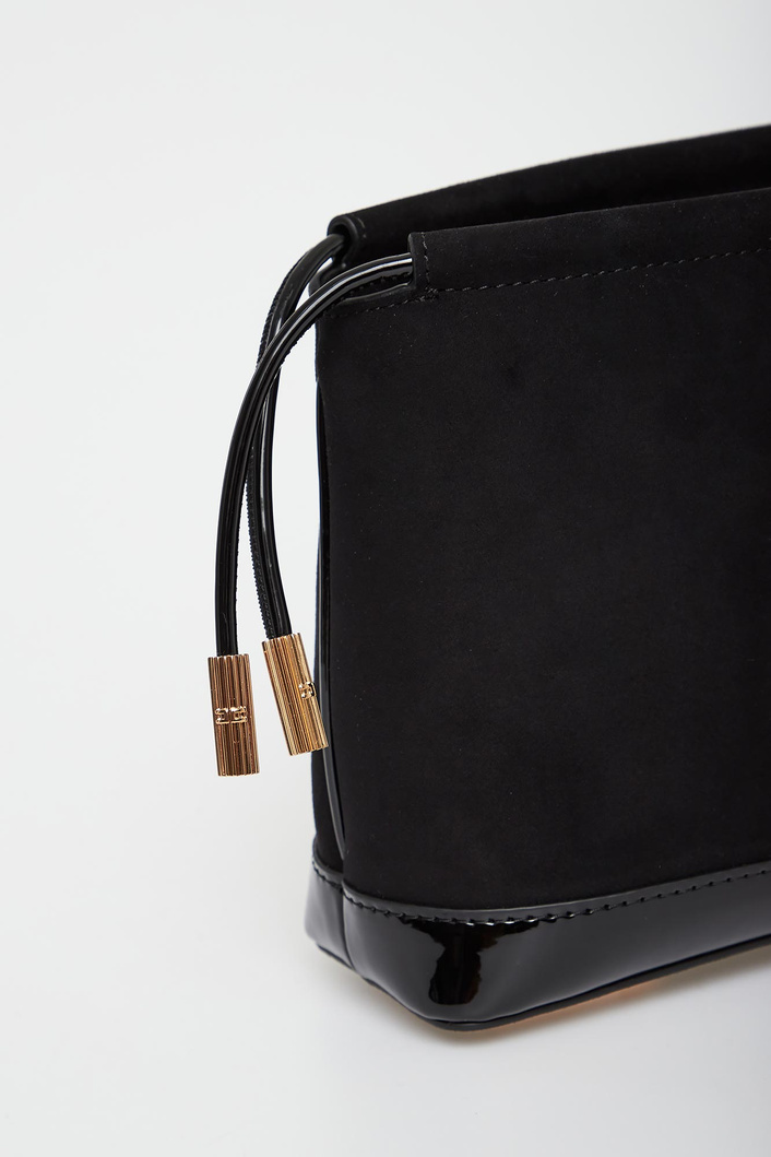 Torebka zamszowa do ręki ELISABETTA FRANCHI