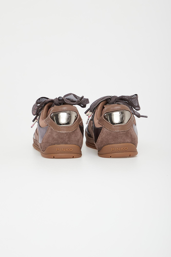 Sneakersy damskie zamszowe PINKO